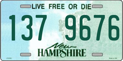 NH license plate 1379676