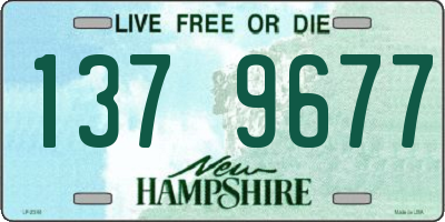 NH license plate 1379677