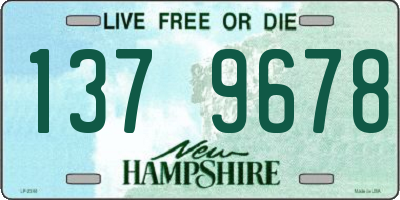NH license plate 1379678