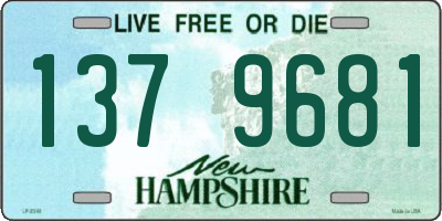 NH license plate 1379681