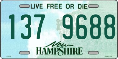 NH license plate 1379688