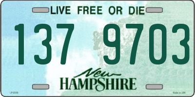 NH license plate 1379703