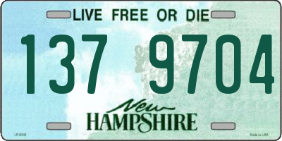 NH license plate 1379704
