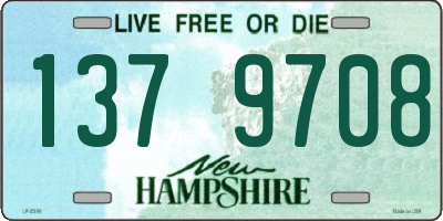 NH license plate 1379708