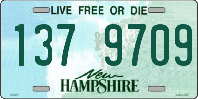 NH license plate 1379709