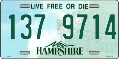 NH license plate 1379714