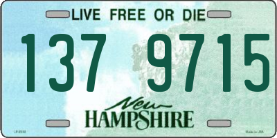 NH license plate 1379715