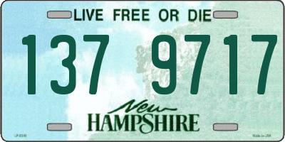 NH license plate 1379717
