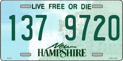 NH license plate 1379720