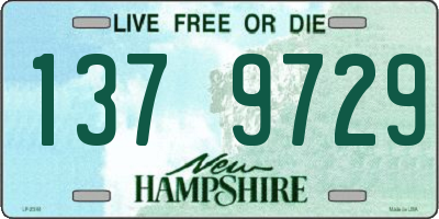 NH license plate 1379729