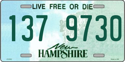 NH license plate 1379730