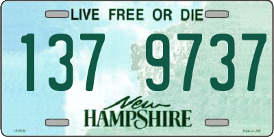 NH license plate 1379737