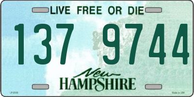 NH license plate 1379744