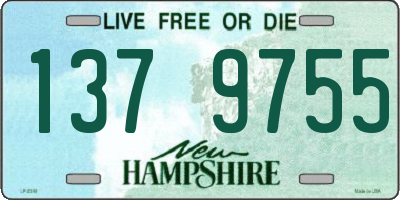 NH license plate 1379755