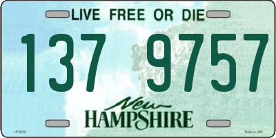 NH license plate 1379757