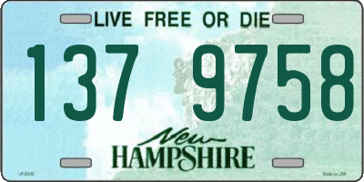 NH license plate 1379758