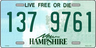 NH license plate 1379761