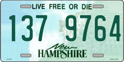 NH license plate 1379764