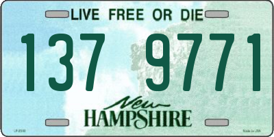 NH license plate 1379771
