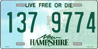 NH license plate 1379774