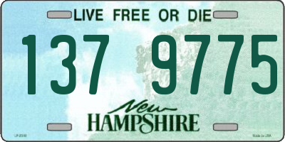 NH license plate 1379775