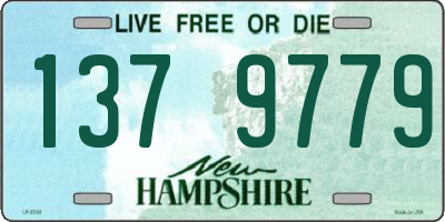 NH license plate 1379779