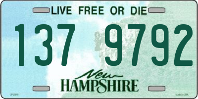 NH license plate 1379792