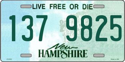 NH license plate 1379825