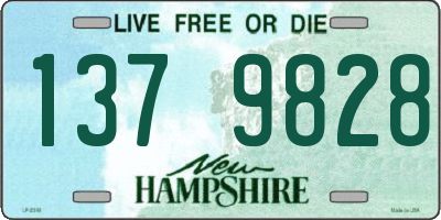NH license plate 1379828