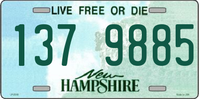 NH license plate 1379885