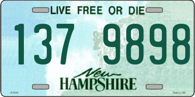 NH license plate 1379898