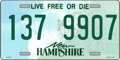 NH license plate 1379907