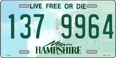 NH license plate 1379964