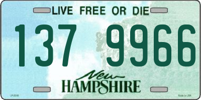NH license plate 1379966