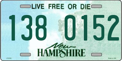 NH license plate 1380152