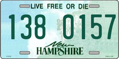 NH license plate 1380157