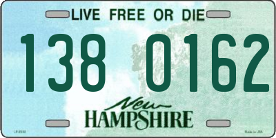 NH license plate 1380162