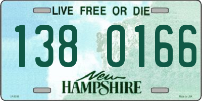NH license plate 1380166