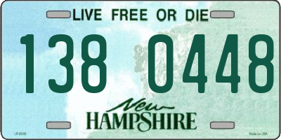 NH license plate 1380448