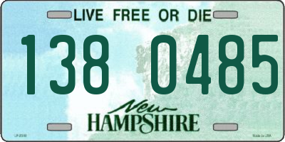 NH license plate 1380485