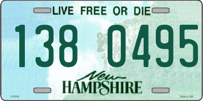 NH license plate 1380495