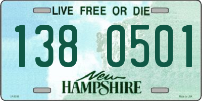 NH license plate 1380501