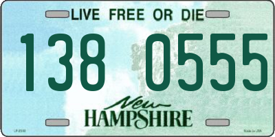 NH license plate 1380555