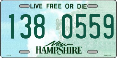 NH license plate 1380559