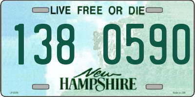 NH license plate 1380590
