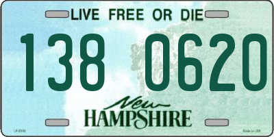 NH license plate 1380620