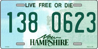 NH license plate 1380623