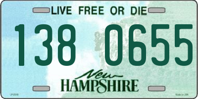 NH license plate 1380655