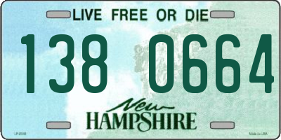 NH license plate 1380664