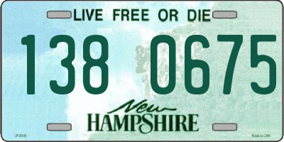 NH license plate 1380675
